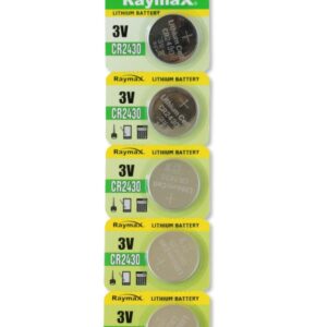 Batterie a bottone Litio CR2430 (set 5 pz)