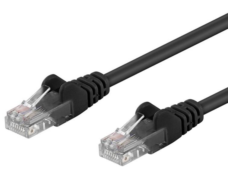 Cavo di rete Patch CCA Cat. 6 Nero UTP 0,25 m