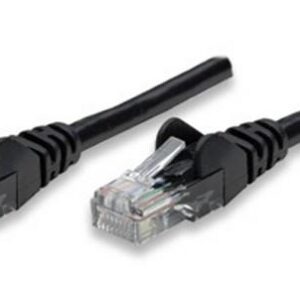 Cavo di rete Patch in Rame Cat. 5e Nero UTP 5 mt