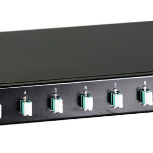Cassetto Ottico 19'' con 12 bussole LC Duplex Multimodale OM3 Nero