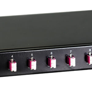 Cassetto Ottico 19'' con 12 bussole LC Duplex Multimodale OM4 Nero