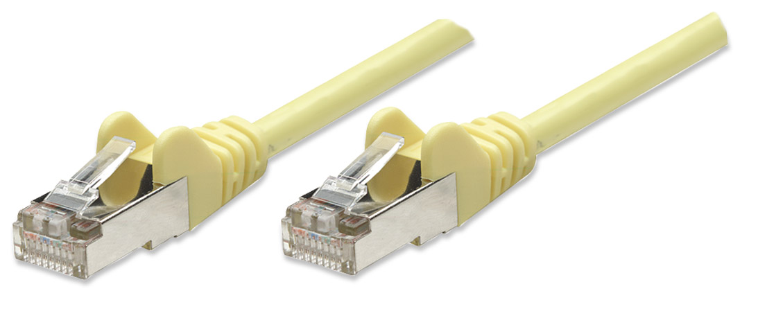 Cavo di rete Patch in Rame Schermato Cat. 5e Giallo FTP 5 mt