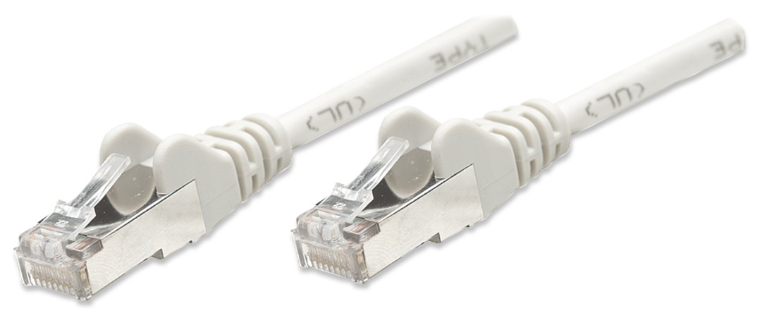 Cavo di rete Patch in Rame Schermato Cat. 5e Grigio FTP 7,5 mt