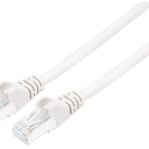 Cavo Patch Cat.7 Plug RJ45 6A S/FTP LSZH 0,5m Bianco