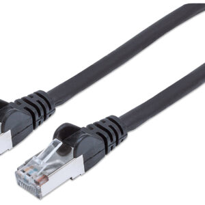 Cavo Patch Cat.7 Plug RJ45 6A S/FTP LSZH 0,5m Nero