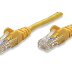 Cavo di rete Patch CCA Cat. 5e Giallo UTP 20 mt