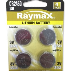 Batterie a Bottone Litio CR2450 (set 4 pz)
