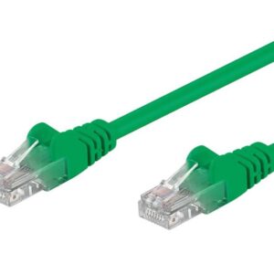 Cavo di rete Patch CCA Cat. 6 Verde UTP 1 m