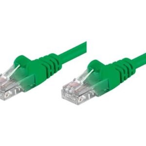 Cavo di rete Patch CCA Cat. 5e Verde UTP 1 mt