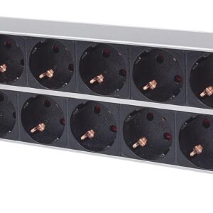 Multipresa 15 Posti da Rack 19'' 2U con Spina Schuko