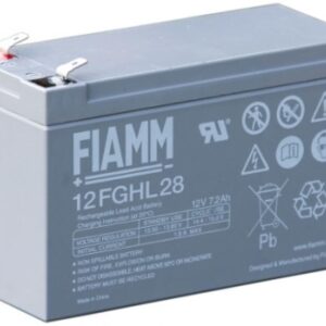 Batteria Piombo-Acido 12V 7,2Ah (Faston 6.3mm)