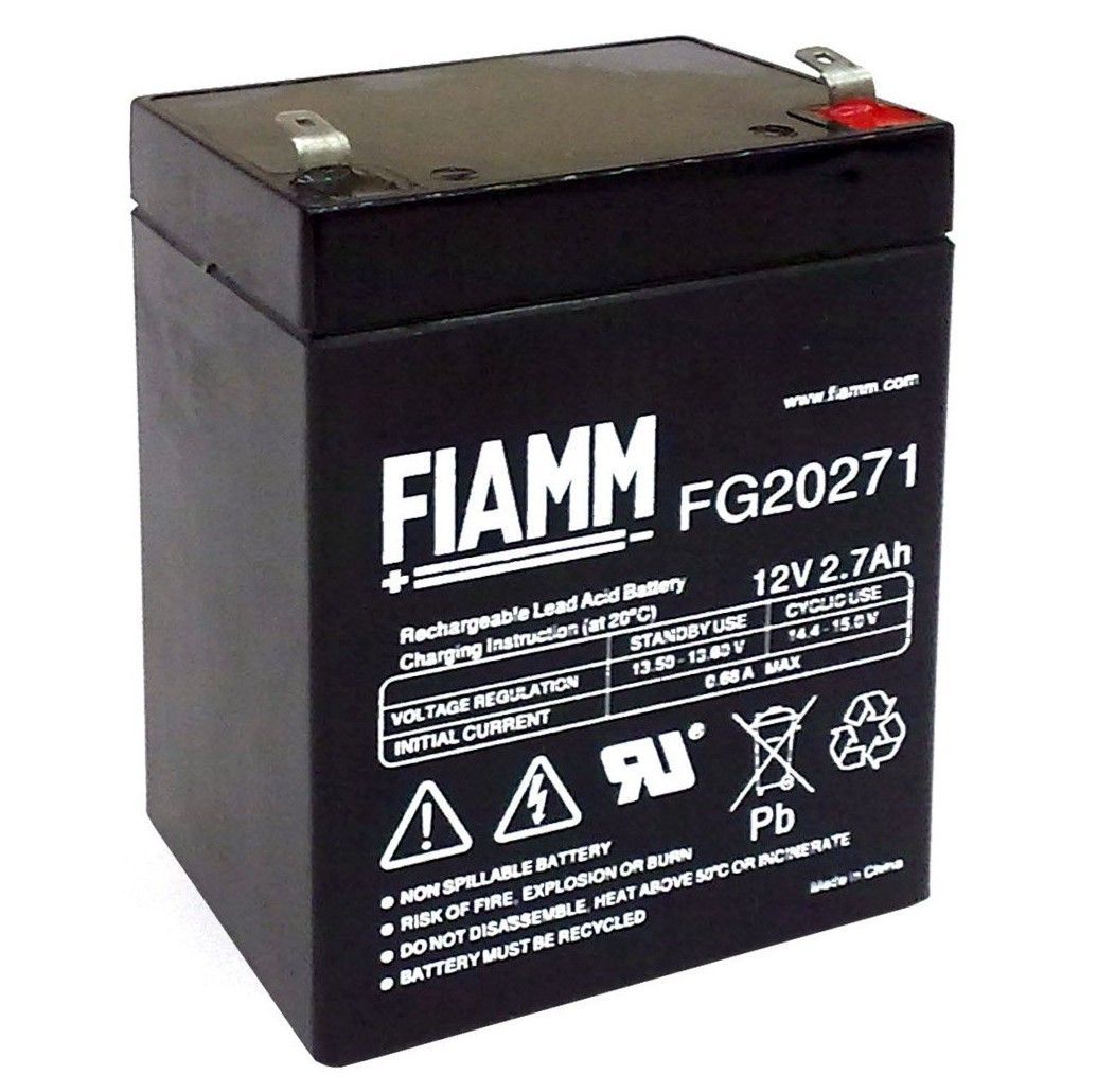Batteria al Piombo 12V 2,7Ah (Faston 4,8mm)