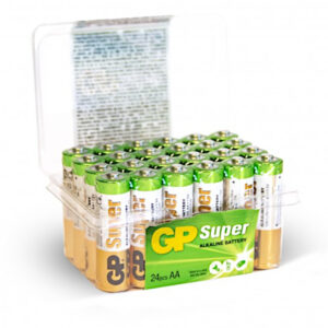 Confezione 24 Batterie GP Super Alcaline Stilo AA: 15A/LR06