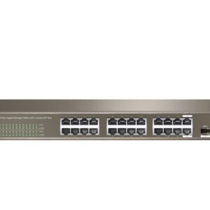Switch Ethernet Gigabit  24 Porte+2 porte SFP Layer 2 Web Smart