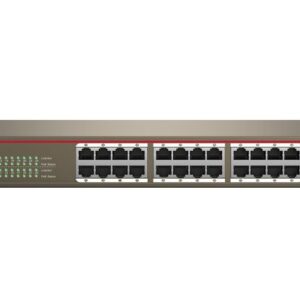 Switch 24 porte 10/100 con 2 porte gigabit/SFP combo con supporto Web-Smart
