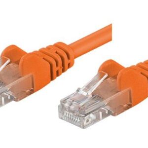 Cavo di rete Patch CCA Cat. 5e Arancio UTP 0,5 mt