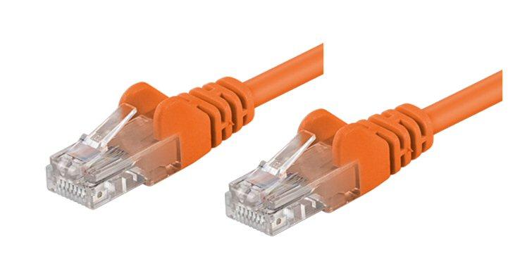 Cavo di rete Patch CCA Cat. 5e Arancio UTP 10 mt