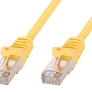 Cavo di rete Patch in rame Cat.6 Giallo SFTP LSZH 3m