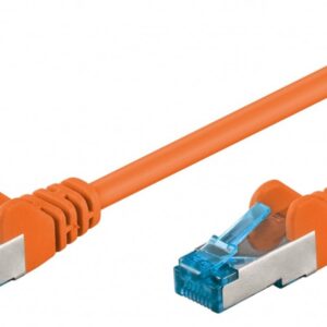 Cavo di rete Patch in rame Cat. 6A Arancione SFTP LSZH 0,5m