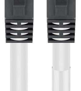 Cavo di rete Patch in rame Cat. 8.1 Bianco SFTP LSZH 1m