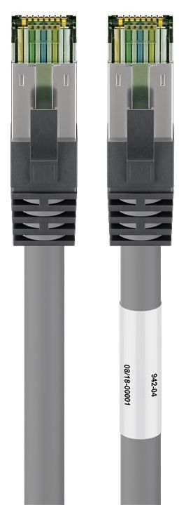 Cavo di rete Patch in rame Cat. 8.1 Grigio SFTP LSZH 2m