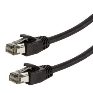 Cavo di Rete Patch in Rame Cat. 8.1 SFTP LSZH 3,0 m Nero