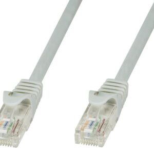 Cavo di Rete Patch in Rame Cat.6 Grigio UTP 3m