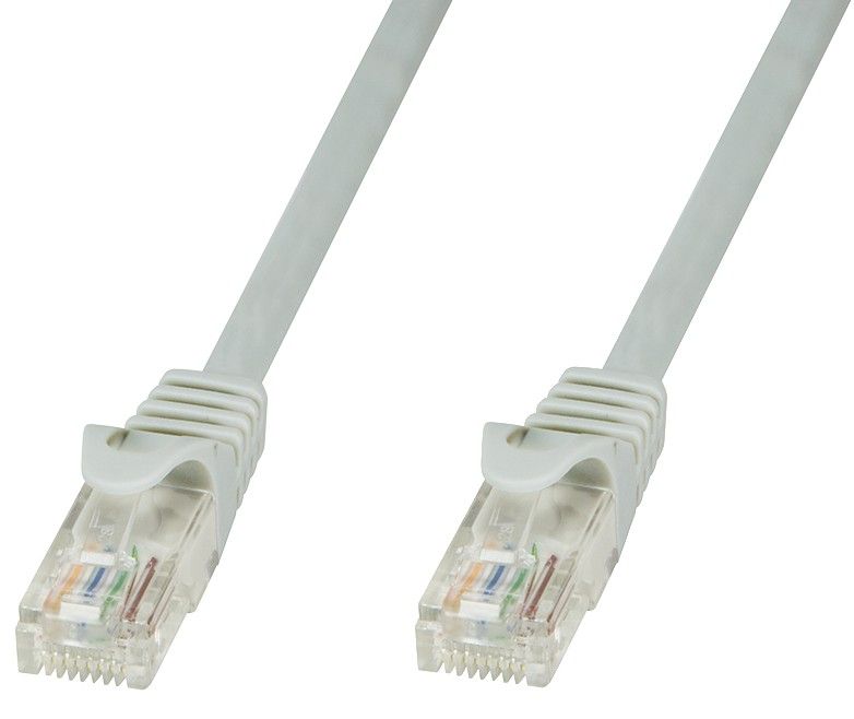 Cavo di Rete Patch in Rame Cat.6 Grigio UTP 3m