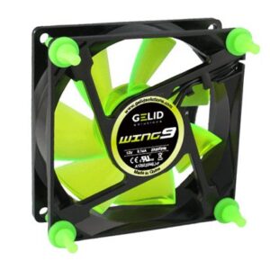 Ventola Wing 92x92x25 12V Verde