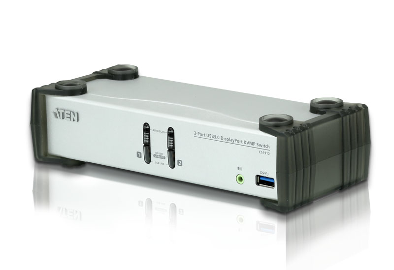 Switch DisplayPort KVMP USB3.0 a 2 porte, CS1912