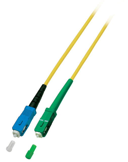 Cavo Fibra Ottica Monomodale OS2 SC-SC/APC 9/125 10m