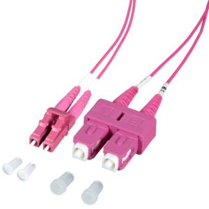 Cavo Fibra Ottica Multimodale OM4 SC/LC 50/125 1 m