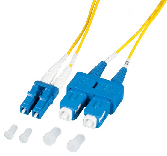 Cavo Fibra Ottica Monomodale OS2 SC/LC 9/125 5 m
