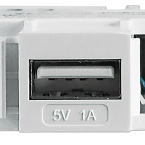Presa USB con aggancio Keystone per Ricarica