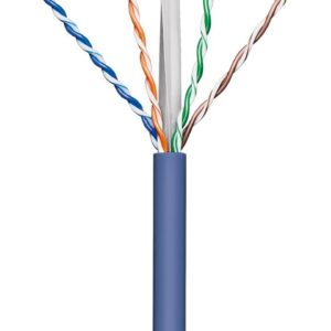 Matassa U/UTP Cavo Cat.6A Rame 305m LSZH Rigido Blu