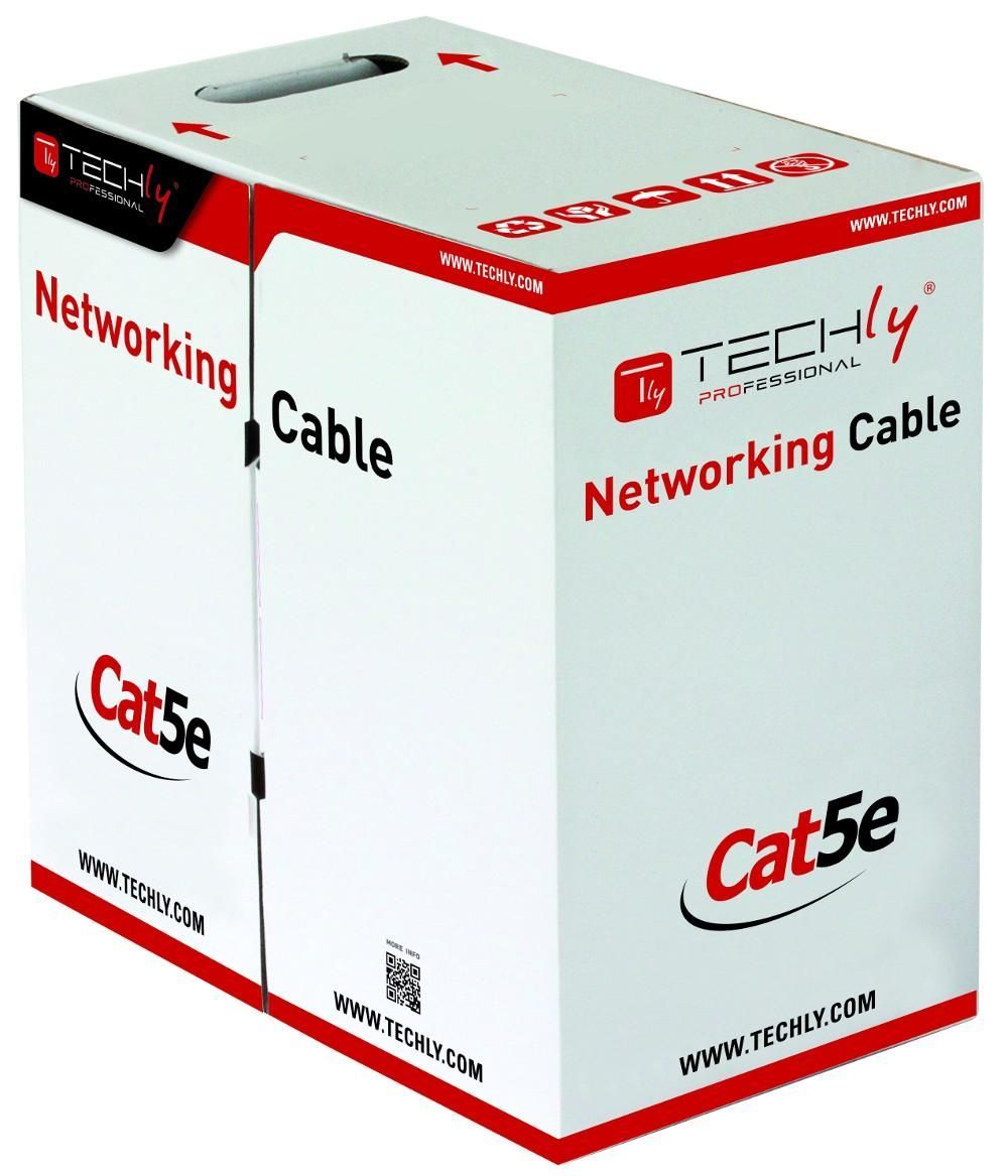 Matassa F/UTP Cavo Cat.5E CCA 305m Flessibile Grigio