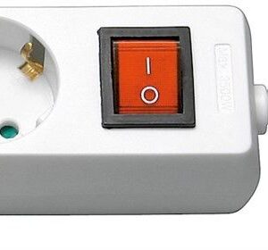 Multipresa 3 Posti Schuko con Interruttore e Cavo 3m