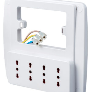 Multipresa da Parete 4 Posti Presa Italiana Bianco