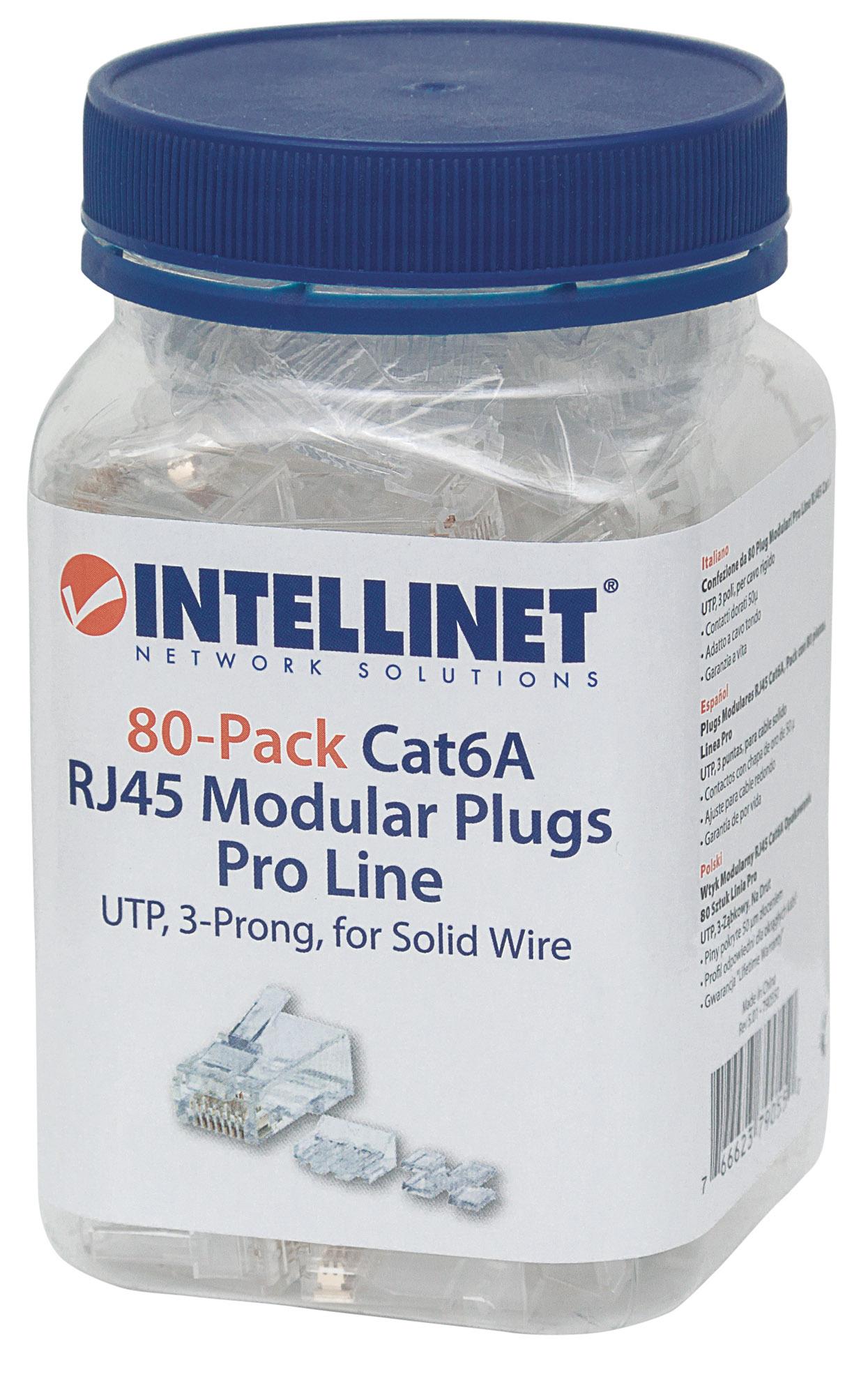 Confezione 80 plug Modulari Pro Line RJ45 Cat.6A