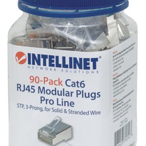 Confezione 90 plug Modulari Pro Line RJ45 Cat.6