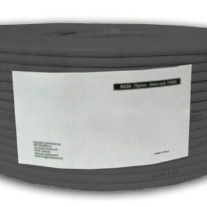 Matassa F/UTP Cavo Cat.5E CCA 100m Flessibile da Esterno Nero