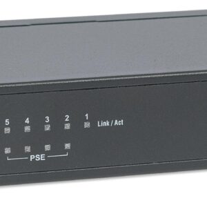 Switch 5 porte Gigabit con PoE