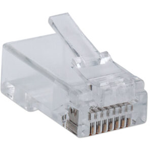 Confezione 100 Plug modulari RJ45 Cat6 FastCrimp