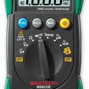 Multimetro Digitale Autorange 2000 Counts MS8233E