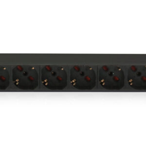Multipresa 8 Posti da Rack 19'' Spina Italiana con Interruttore 1 U