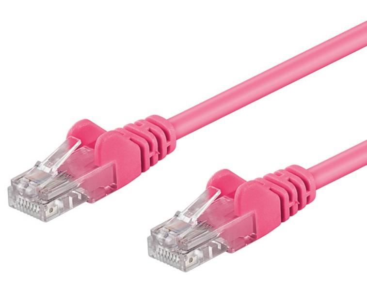 Cavo di rete Patch CCA Cat. 6 Rosa UTP 2 m