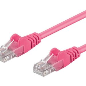 Cavo di rete Patch CCA Cat. 6 Rosa UTP 3 m