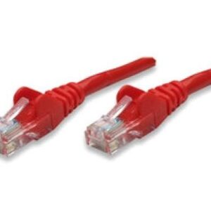 Cavo di rete Patch in Rame Cat. 5e Rosso UTP 15 mt