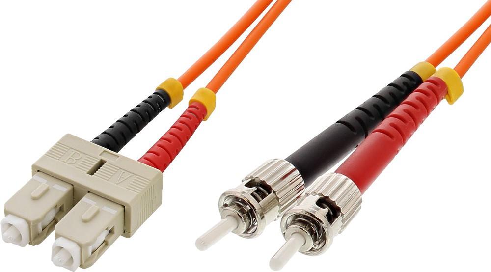 Cavo Fibra Ottica SC/ST 62,5/125 Multimodale 1 m OM1