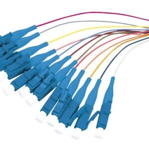 Set 12 Pigtail Fibra Ottica Monomodale OS2 LC 9/125 2 m